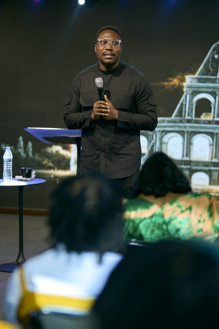 Jesse Dan-Yusuf preaching at One City Church